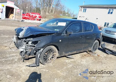 2012 Lexus Ct 200H Premium from USA, damaged, VIN JTHKD5BHXC2104273